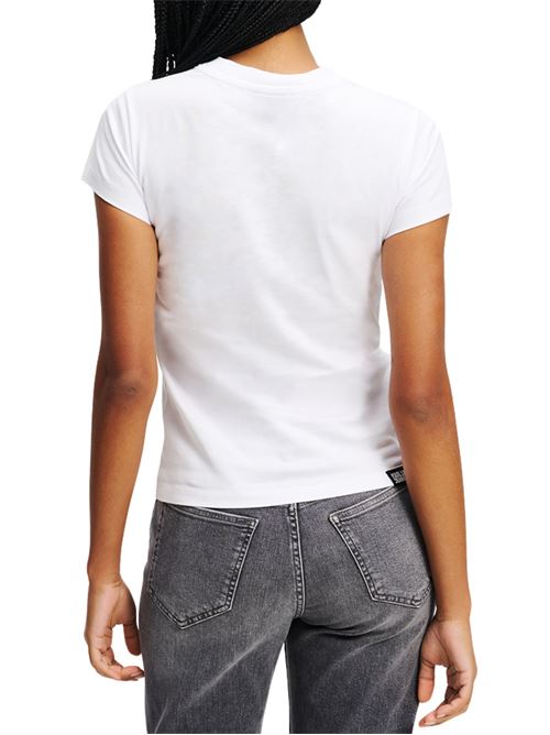 T-shirt bianca in cotone Karl Lagerfeld jeans | A1W17004100